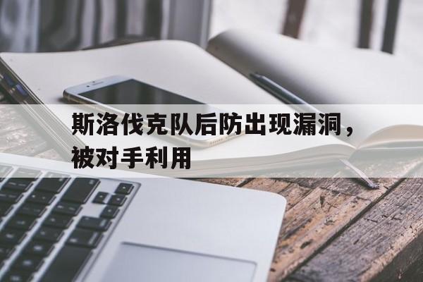 斯洛伐克队后防出现漏洞，被对手利用